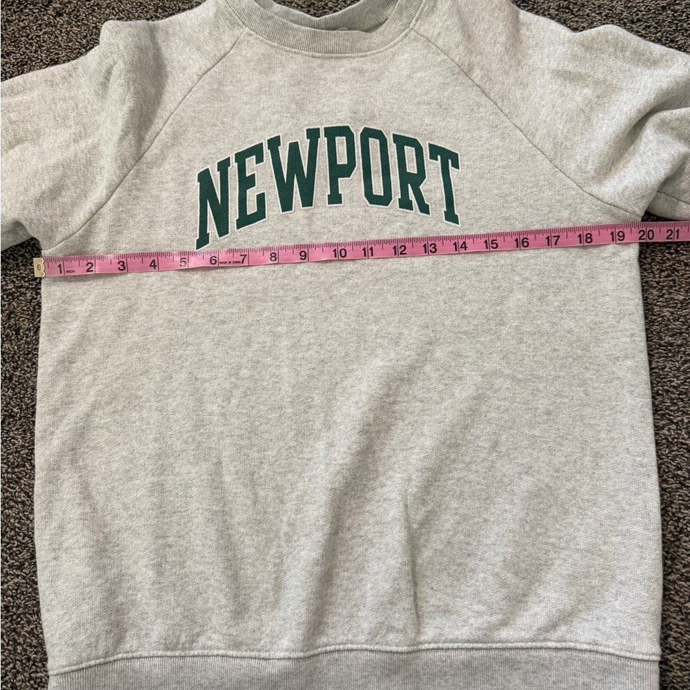 John galt Brandy Melville Erica Newport Crewneck Sweatshirt | Size OS - Picture 4 of 5